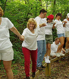 Atlanta ropes course, Fun Team Building with Larry Lipman